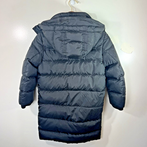 Burberry Kids Down Puffer Jacket Size 8Y Black Classic Casual Luxury Minimalist - Picture 2 of 13
